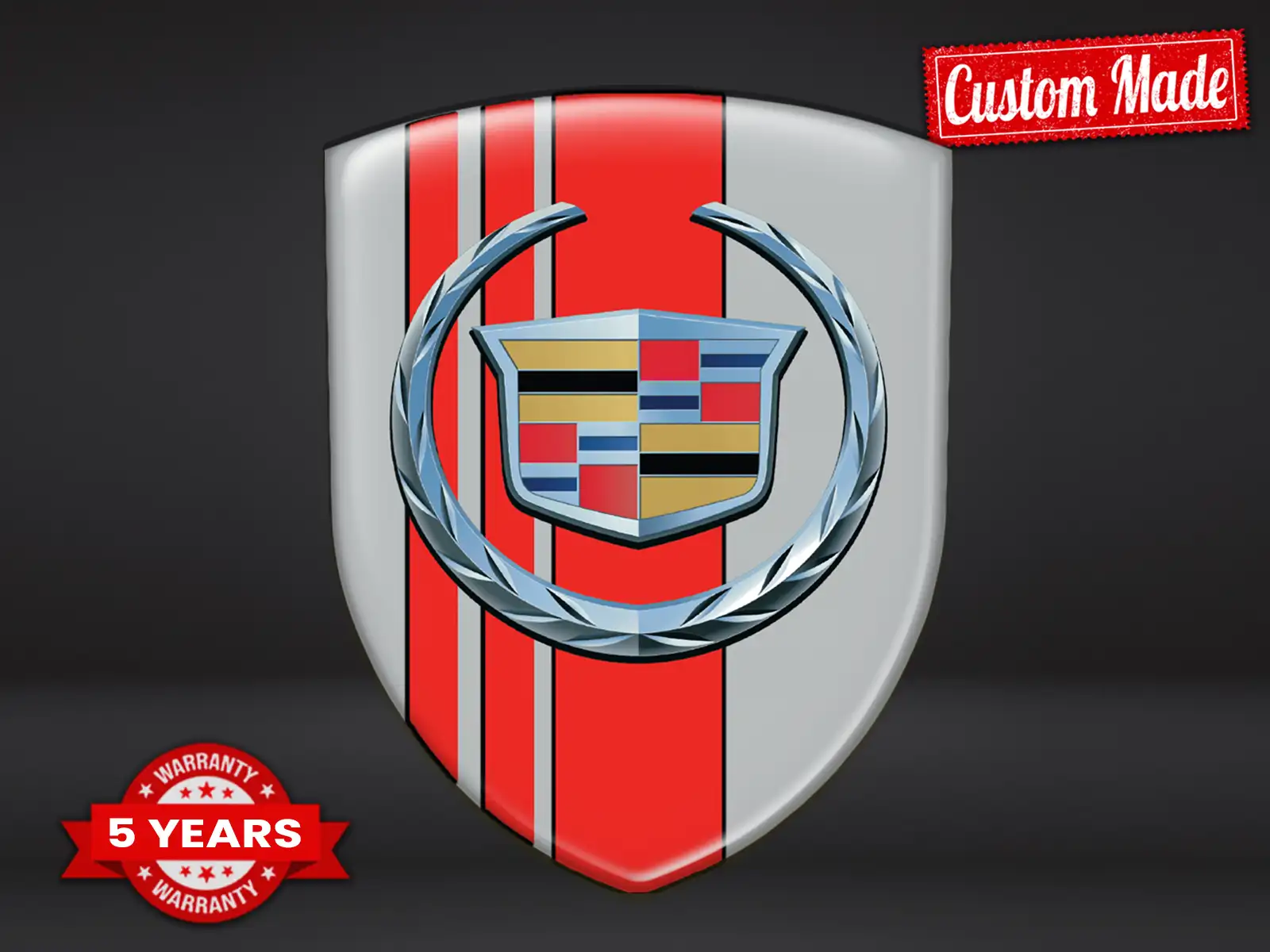 Cadillac Harzaufkleber Drift Look Luxus Auto Abzeichen ST